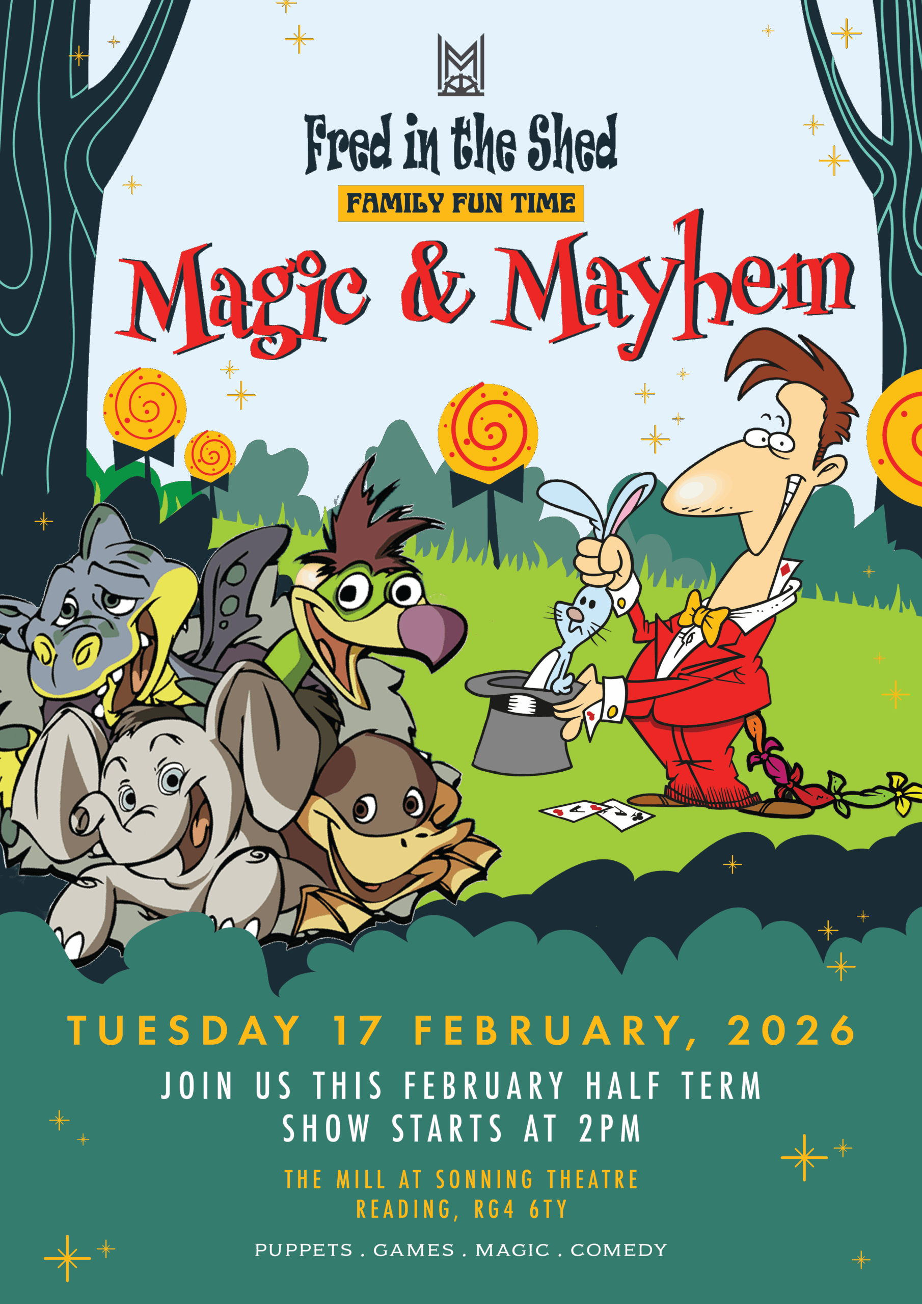 Fred In The Shed: Magic and Mayhem!